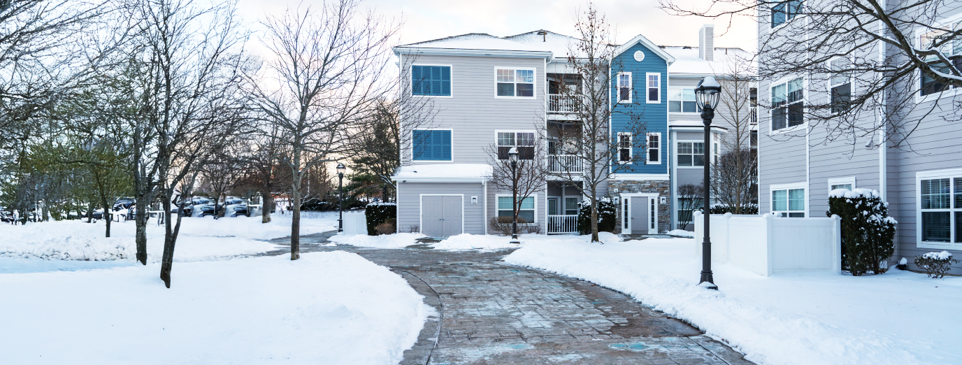 Severe cold winter weather conditions